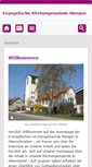Mobile Screenshot of mengen-evangelisch.de